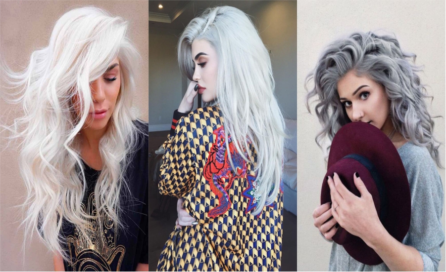 28 Grey Blue Hair Color Trend For Women
